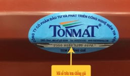 Phương pháp nhận biết hàng TONMAT chính hãng